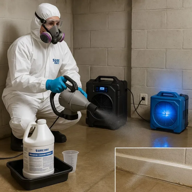 Sanitization and Odor Removal process in Centerville, MA
